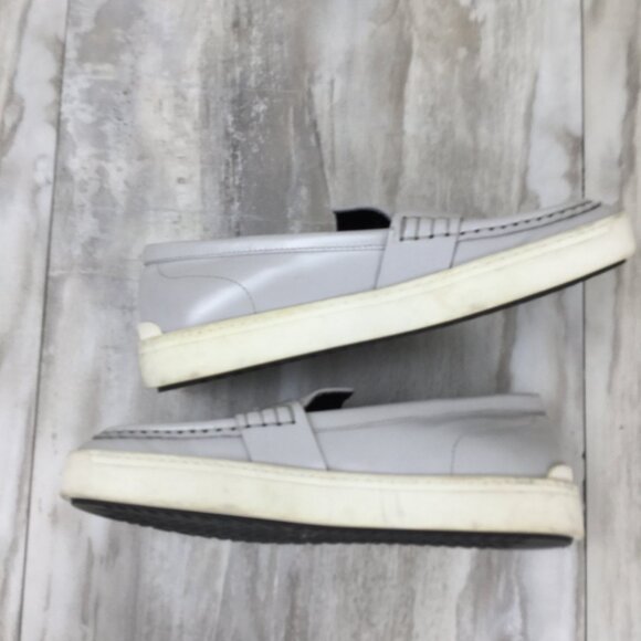 Rag & Bone Leather Grey Loafers 6.5 - Picture 7 of 9